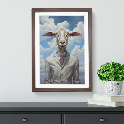 Goat Dadaism - Framed Print