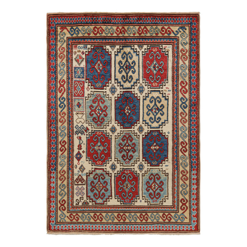 One-of-a-Kind 5’2”x7’7” Hand Knotted Area Rug