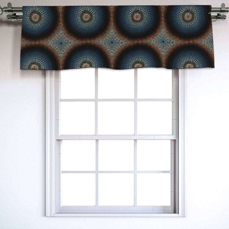 Sateen Ruffled Window Valance