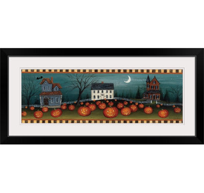 «Halloween Eve Crescent Moon» par David Carter Brown - reproduction