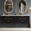 Meuble-lavabo mural flottant avec tiroirs-641459002