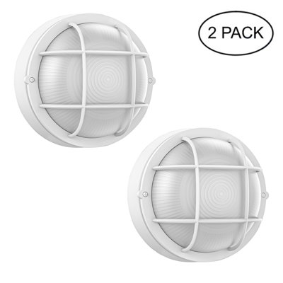 Fixation murale d'extérieur à DEL avec abat-jour en verre givré Ellipse, intensité variable, 3000 K, 900 lumens