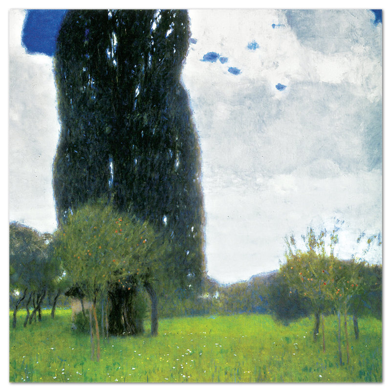 The Big Poplar by Gustav Klimt - 1 Piece Painting, 65cm H x 65cm W
