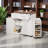 47.2" Farmhouse Kitchen Island With Drop Leaf, Kitchen Storage Island With Removable Side Racks, Two Drawers, Rolling Kitchen Cart On Wheels With Towel Rack-1761672941