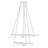 Oberon 32'' Double LED Pendant - 80W - Black-116110033
