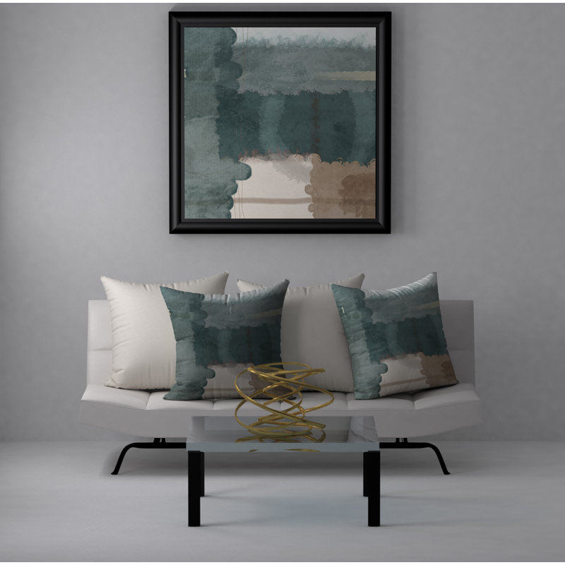 Magnifique housse de coussin carrée séduisante/insert, 18 po x 18 po