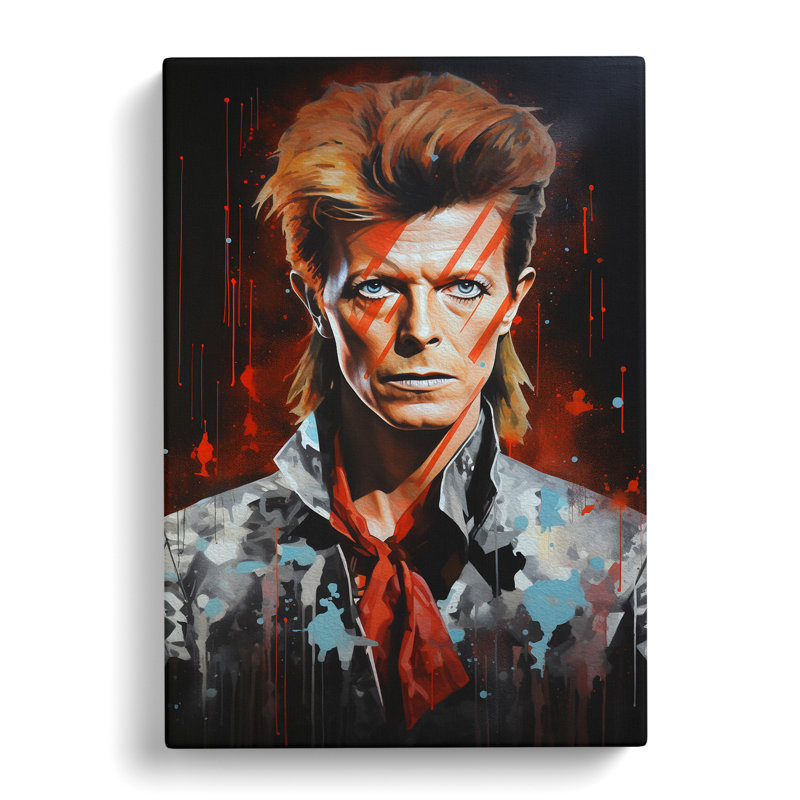 David Bowie Hard Edge - No Frame Print, 50cm H x 35cm W x 3cm D