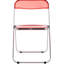 Eargle RUBY, chaise pliante transparente en plastique transparent, siège de salon ZDYhong4-2087467887