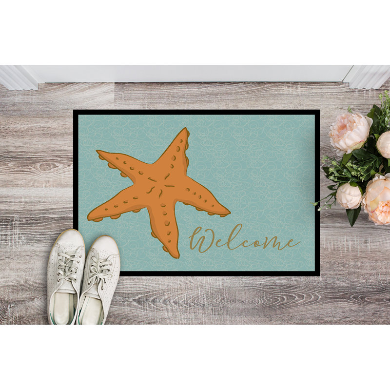 Tapis d'entrée antidérapant Starfish, Rectangle 24 po x 36 po
