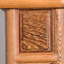 Armoire de coin en bois massif