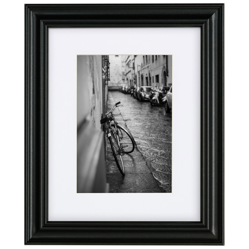 Cadre photo Zavala, 5 po x 7 po emmêlé à 3,5 po x 5 po, Noir
