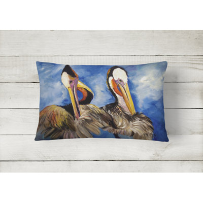 Pelican Brothers Indoor/Outdoor Throw Pillow