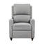 Fauteuil inclinable rembourré en tissu-2069294169