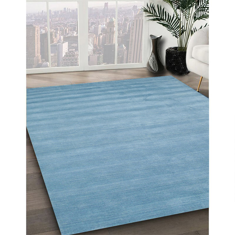 Tapis contemporain 100% lavable à la machine 38, Carré 3 pi