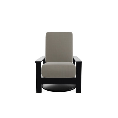 Chaise berçante pivotante cachée en polymère Leeward