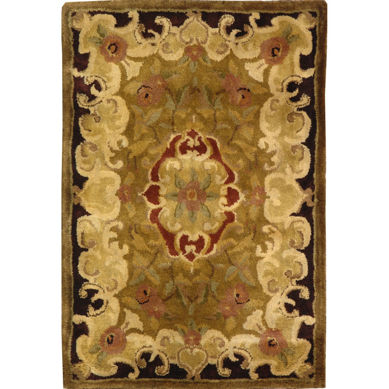 Alger Hand Tufted Wool Oriental Rug, Rectangle 3' x 5'