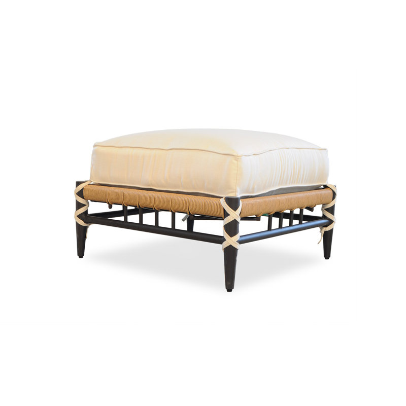 Low Country Outdoor Ottoman, Serena Floral Mist