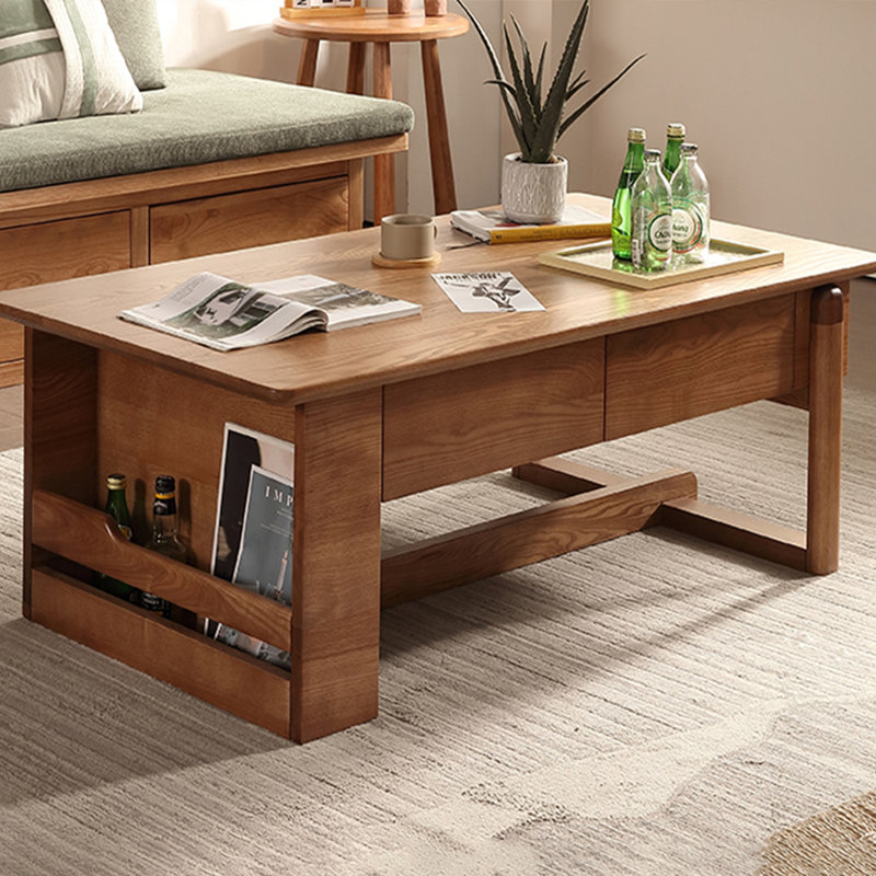 Japanese-style solid wood coffee table