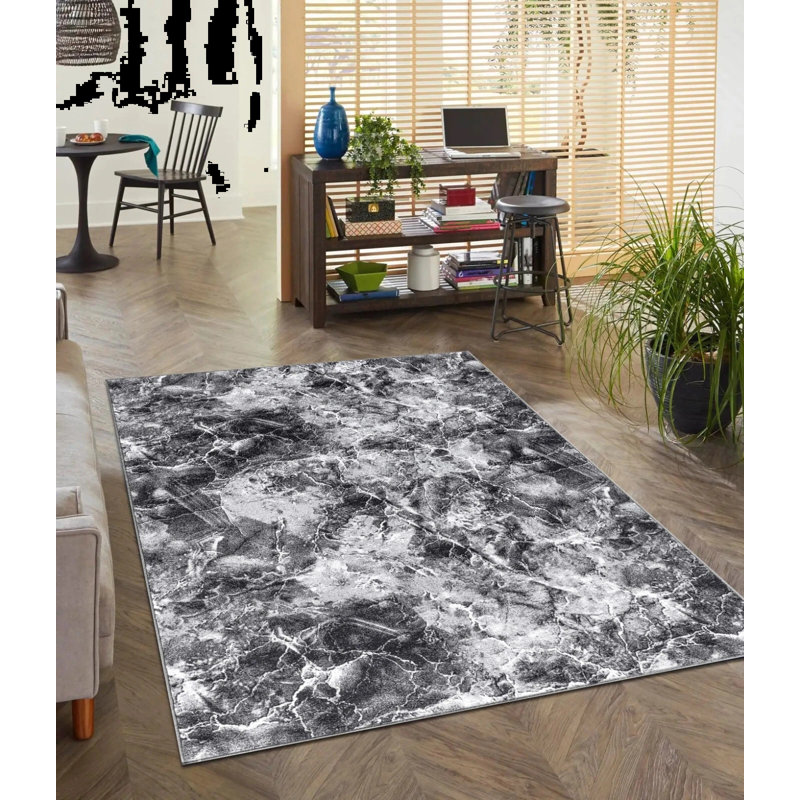 Luxury Non Slip Marble Design Large Area Rugs Living Room Bedroom Soft Carpet Hallway Abstract Pattern Floor Mats Door Mat