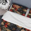 Ensemble de housse de couette à motif floral rouge victorien Opulence III-226452916