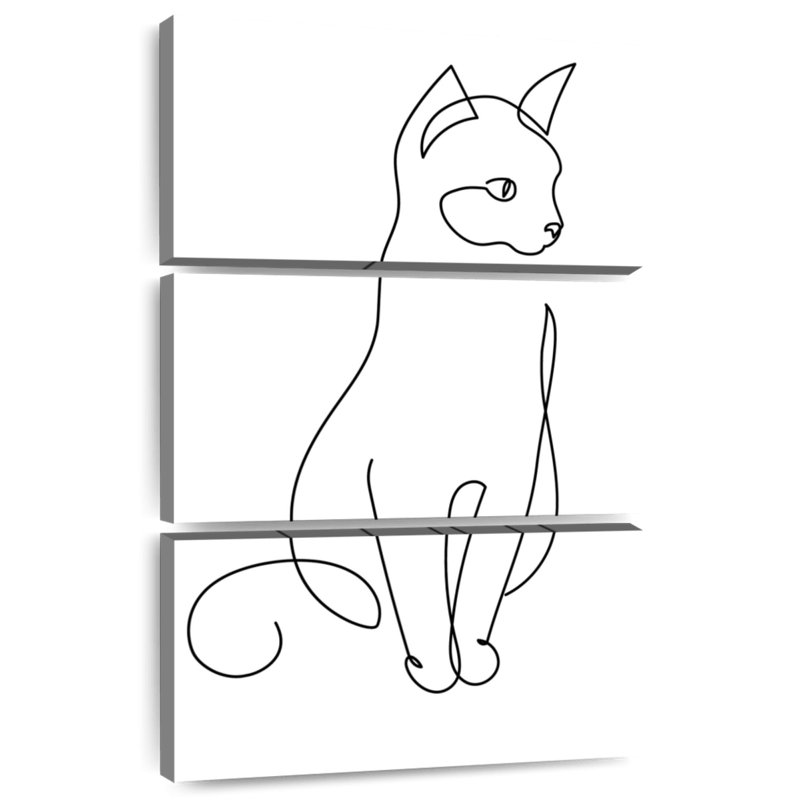 Chat Brampt Minimalist, H 32 po x l 20 po
