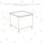 Table basse d'extérieur en osier avec table de bout et rangement-58922318