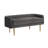 Daughtry Polyester Upholstered Bench - Grey-1967490374