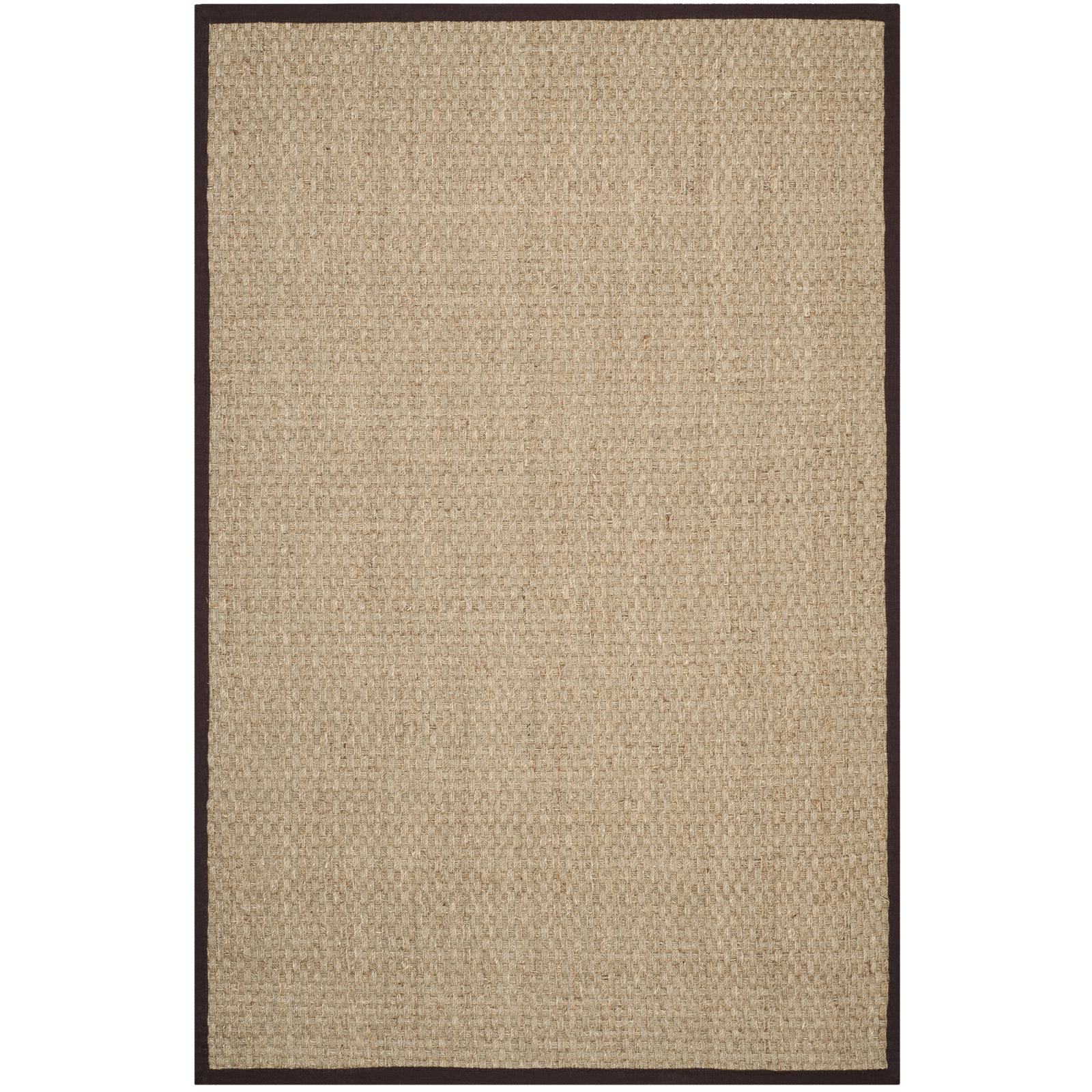 Debroh Natural Fiber Seagrass Rug, Rectangle 6' x 9'