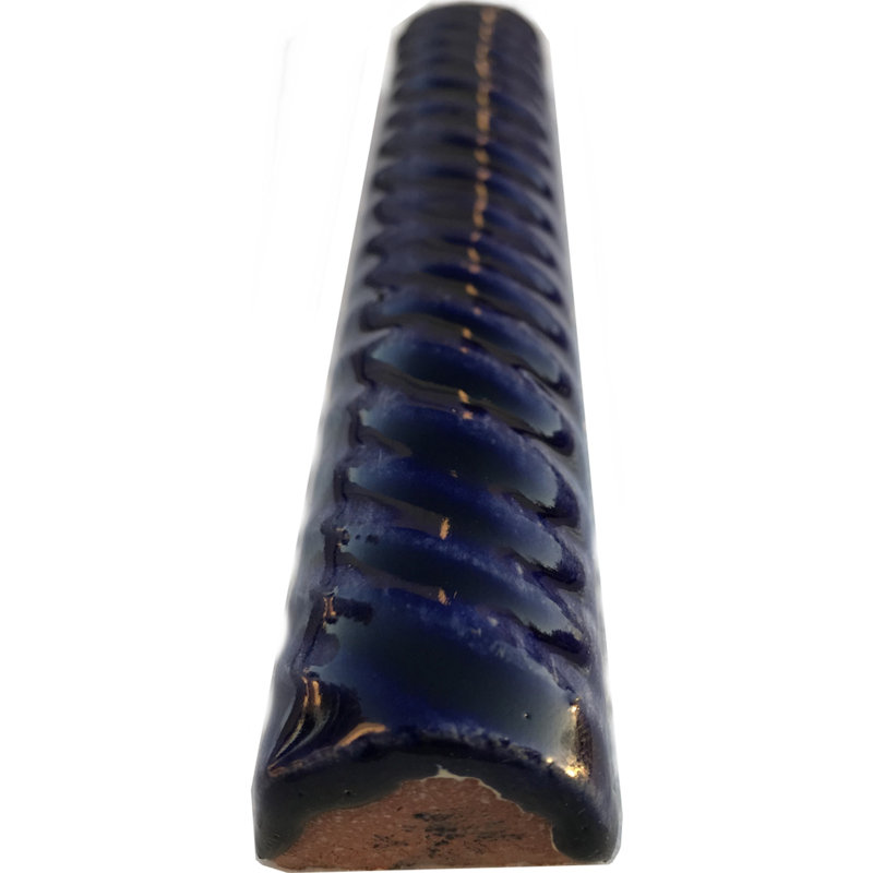 1" 5pcs TalaMex Mexican Talavera Clay Rope, 1" W x 6" L, Cobalt Blue