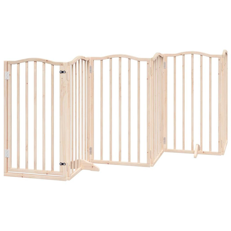 Sumava Solid Wood Dog House Door, 90cm H x 600cm W x 2cm D, Beige