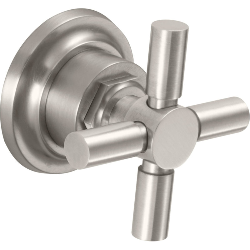 Descanso Wall or Deck Handle Trim Only - Smooth Handle, Matte Black