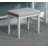 1Pc Vanity W/ Stool Set Tempered Glass Top Central Mirror Storage Drawers Padded Stool Bedroom Furniture-790014913