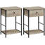 Qualana Iron Bedside Table-368552976