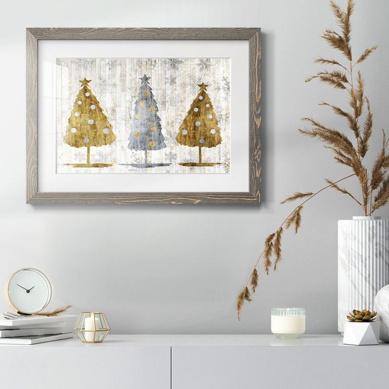 Collection sophistiquée de Noël A, Gris, H 22 po x l 32 po x P 1,5 po