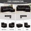 Sarang 4-Piece Modular Cloud Couch Reversible Sectional with Ottoman-1950948284