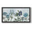 «Vintage Shades of Blue», peinture sur toile à cadre unique-1737352470