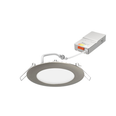 Ensemble d'éclairage encastré DEL 4 po Wafer Remodel