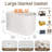 Ebern Designs 16" Tall Cotton Rope Storage Basket - 62L Large Woven Laundry Hamper for Blankets, Toys & Nursery, Foldable Decorative Bin with Reinforced Handles-203221657