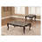 Transitional Dark Walnut End Table with Marble Top and Cabriole Legs