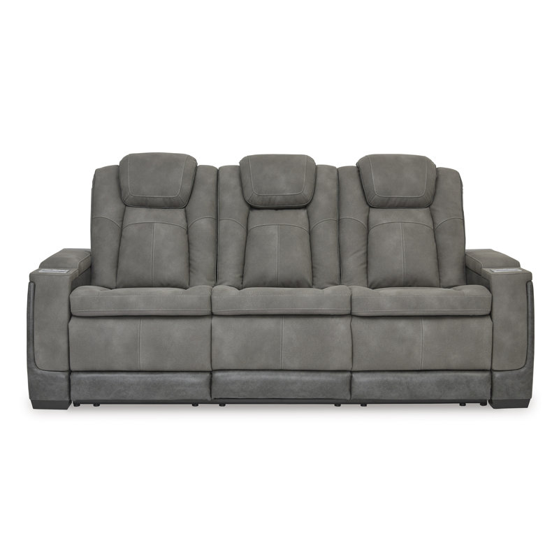 Canapé inclinable électrique Ellea, Gris