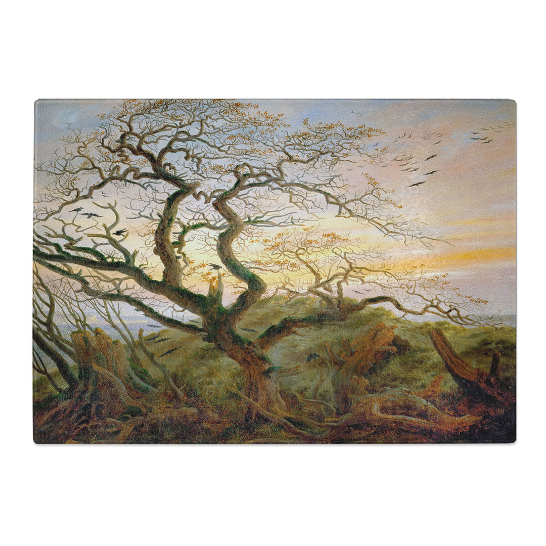 The Tree of Crows by Caspar David Friedrich Chopping Board
