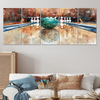 Jeu de quilles vertes Green Bowling Full Strike III