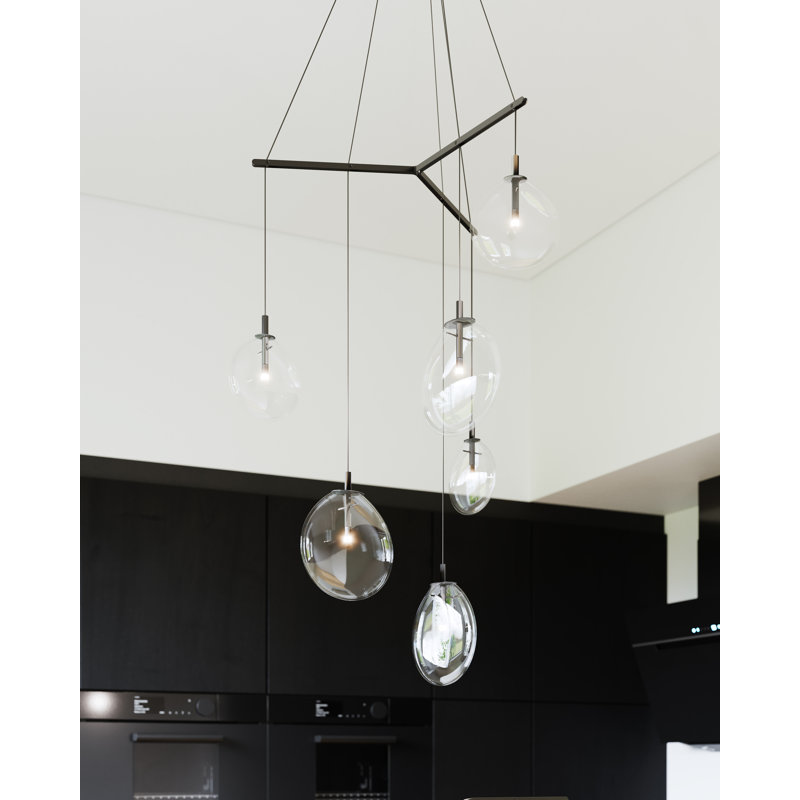 Cantina 6 - Light Pendant, Clear