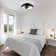 18.9" Flush Mount Caged 6-speed Reversible Ceiling Fan with Dimmable 3CCT LED Lights and Remote Control