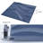 12-Pack 19.7"x19.7" 3D Wave Design Wall panels,PVC Panel for Interior Wall Decor,Blue