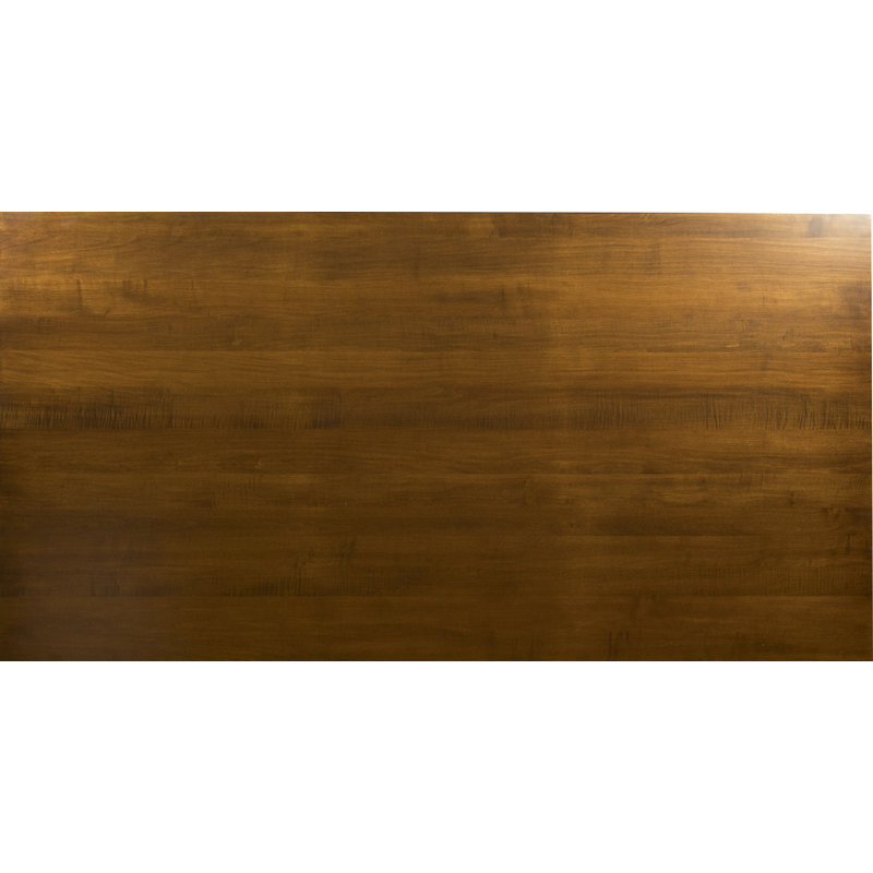 Maple Solid Wood Dining Table, 29" H x 80" W x 42" D, Flax