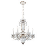 Bagatelle 6 Light 21in x 22.5in Chandelier in Heirloom Bronze with Clear Radiance Crystals