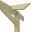 180cm W x 40cm D Wood Arbour in Multicolor
