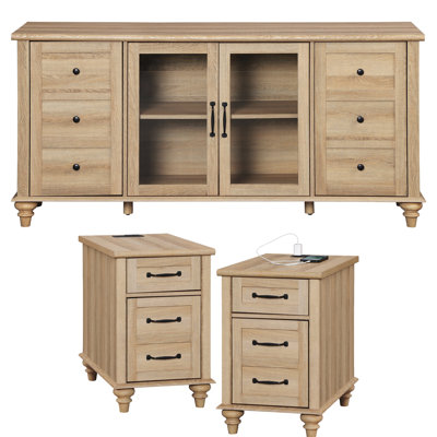 Aarin 3 Piece Coffee Table Set