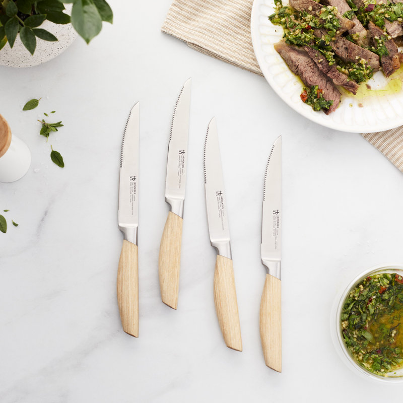 Henckels Pakka 4-Pc Steak Knife Set